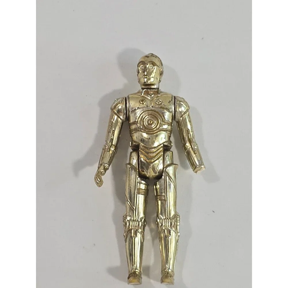 Vintage Star Wars C-3PO 1977 Kenner HK Hong Kong *Flawed Hand*